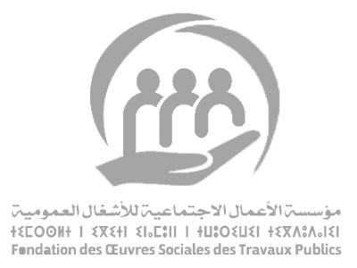 Logo de la fondation des oeuvres sociales des travaux publics